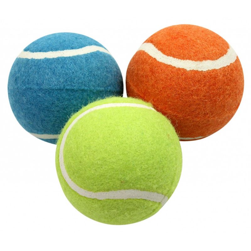 PET NOVA Tennis balls kamuoliukų rinkinys 6cmx3vnt (plūduriuoja)